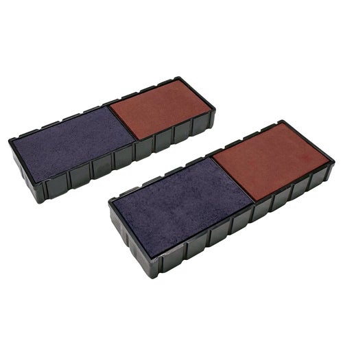 Dynkassett Colop E/12 Röd-Blå 2-Pack