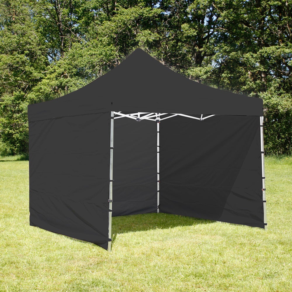 Tältvägg - Svart otryckt vägg till tält PRO, 3x3 meter