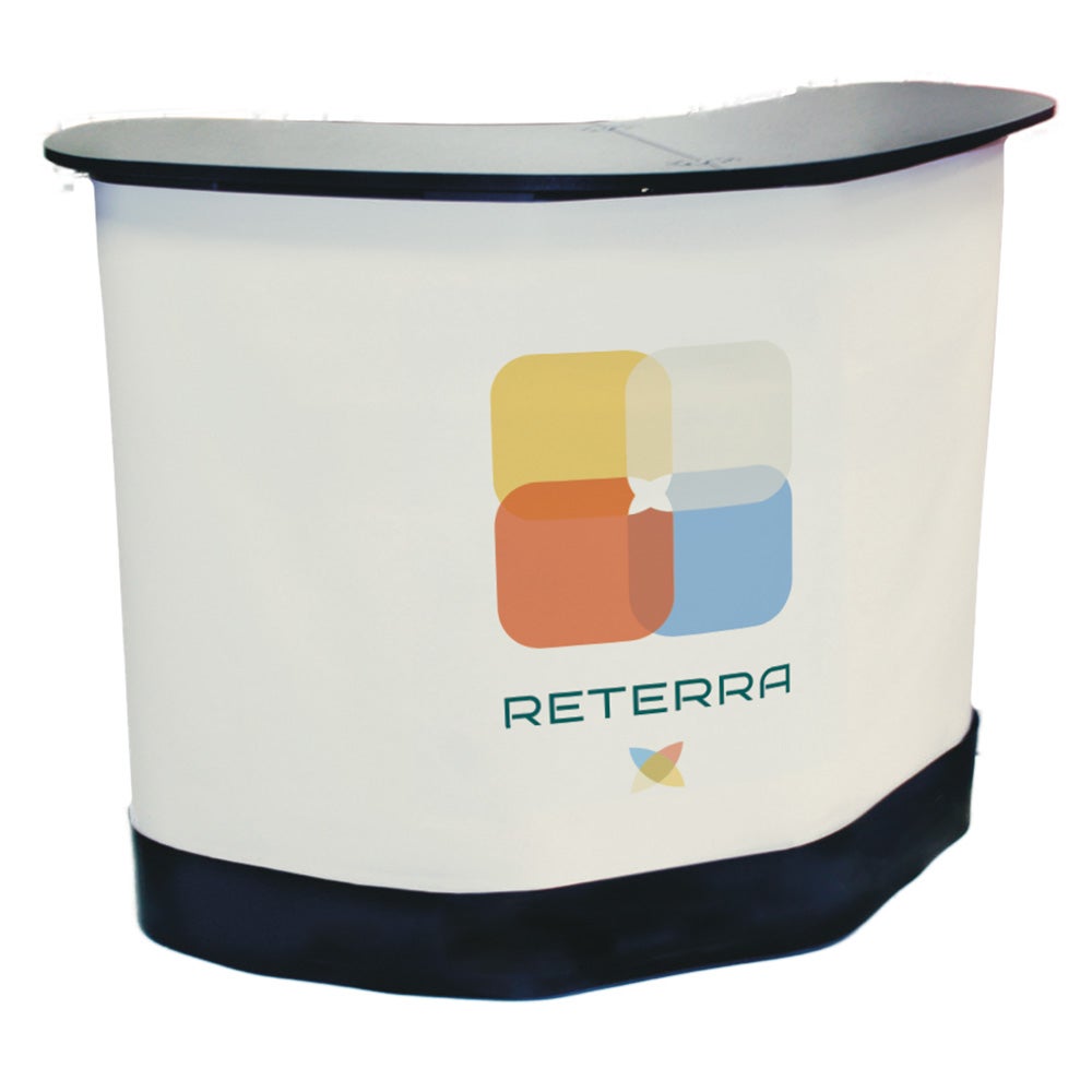 Mässbord Båge PRO - komplett med tryckt våd