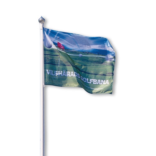 Flagga 150x300 cm stående – Digitaltryckt 160 g