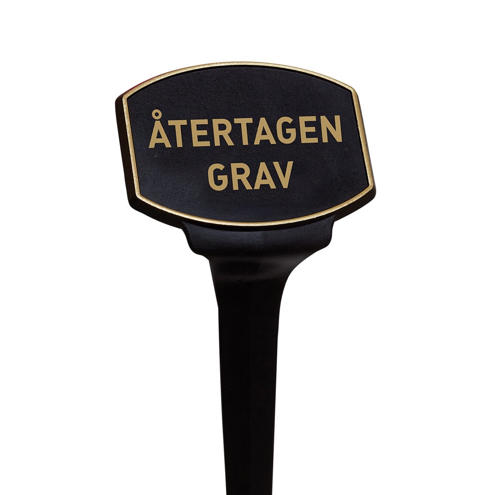 Skylt Classic – "Återtagen grav"