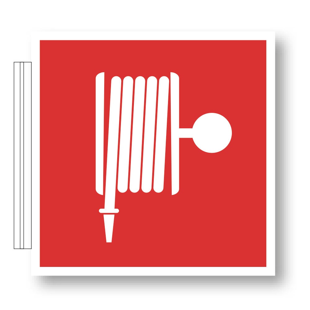Flaggskylt Inomhusbrandpost 200x200 mm – Plast