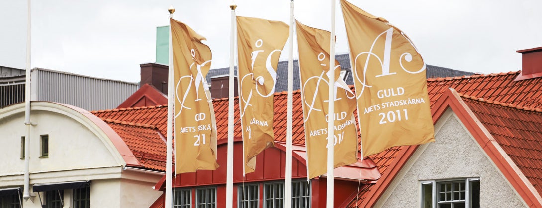 Digitaltryckta flaggor