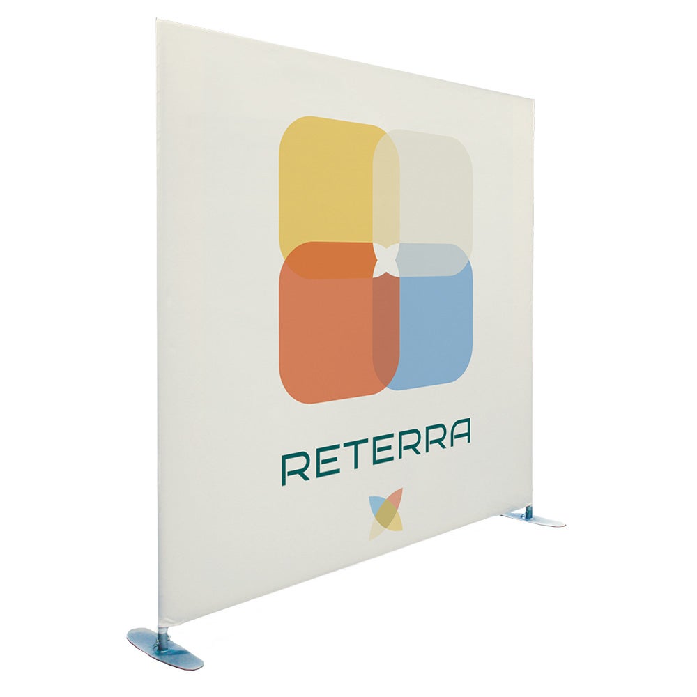 Flat Wall komplett med ställning, våd i stretchmaterial och väska