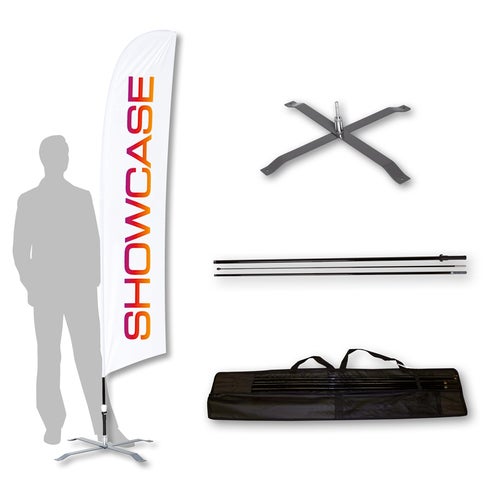 Paket Beachflagga Original 70x340 cm