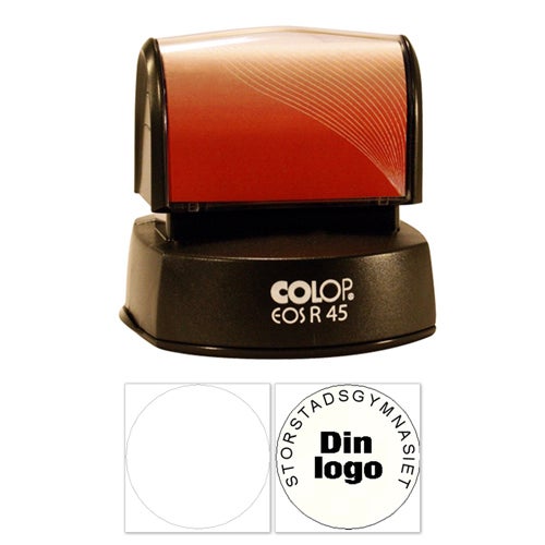 Rundstämpel 45 mm – Colop EOS, Blå