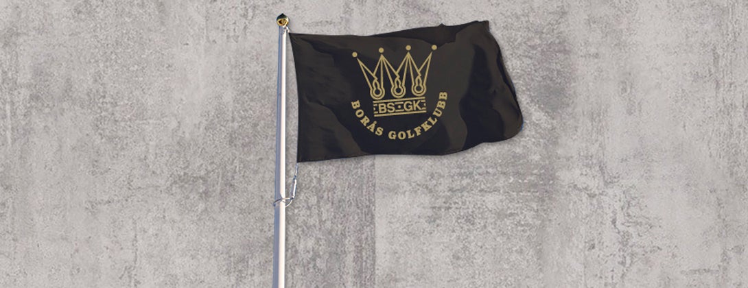 Screentryckta flaggor