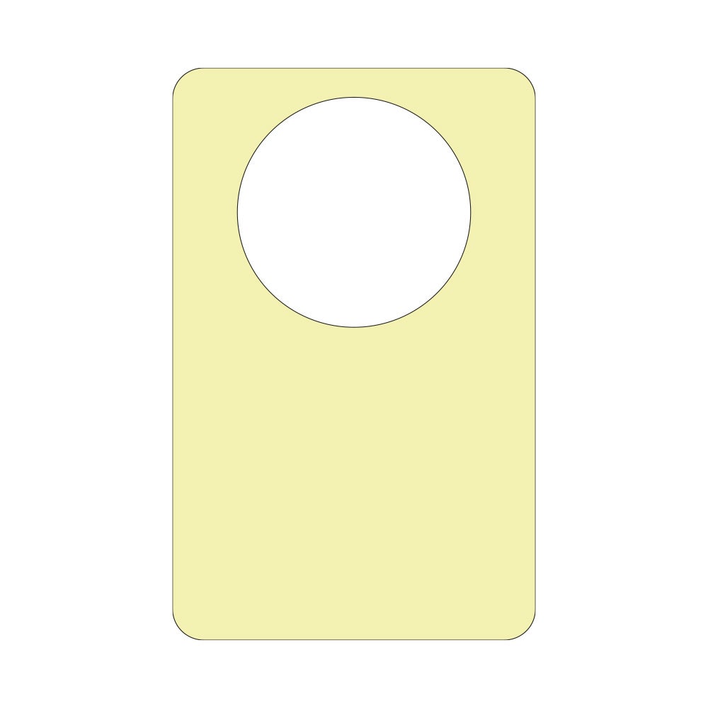 Nödskylt Handtagsmarkeringar 100x160 mm – Efterlysande Dekal