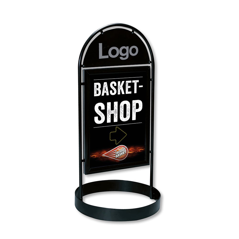 Gatupratare med rund fot - 50x70 cm