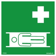 Påbudsskylt Bår 200x200 mm – Plast