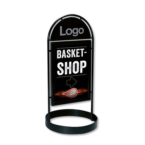 Gatupratare med rund fot - 50x70 cm