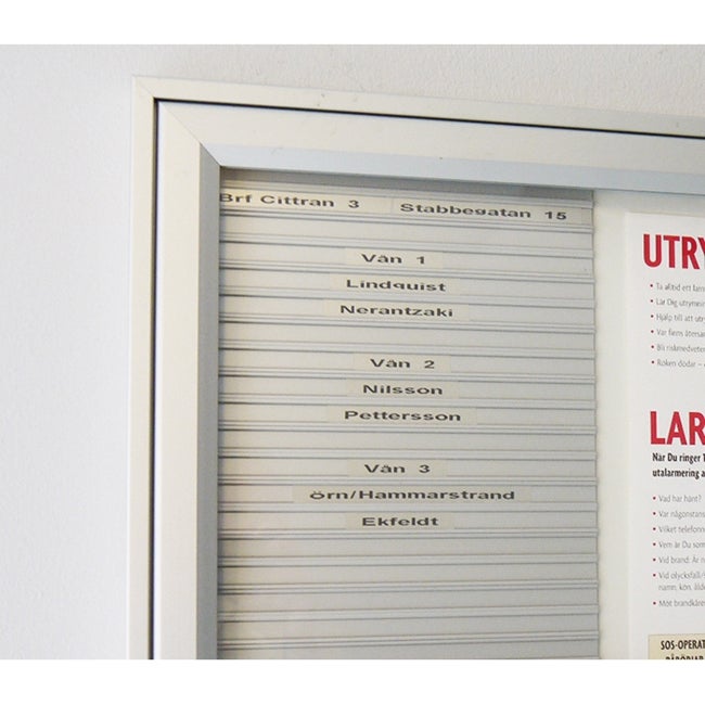 Lameller A3 – liggande