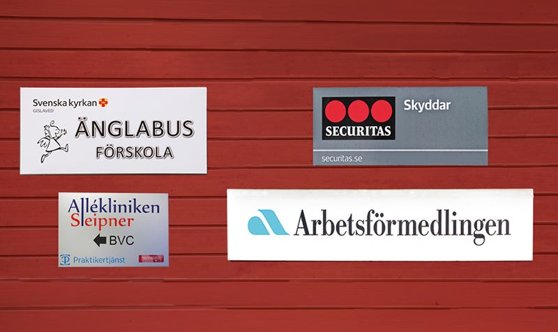 Fasadskyltar