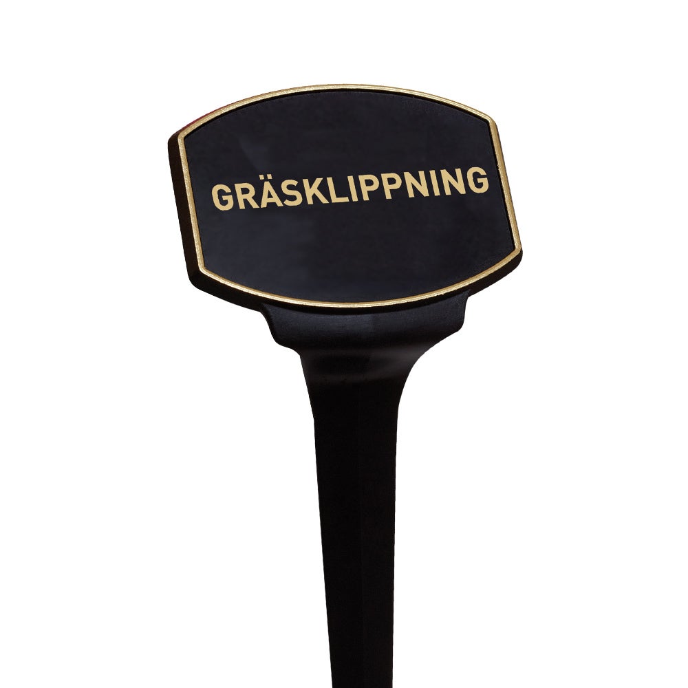 Skylt Classic – "Gräsklippning"