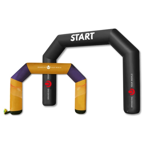 Uppblåsbar portal inkl Elektrisk pump, Sandsäck,Väska, 700x500 cm