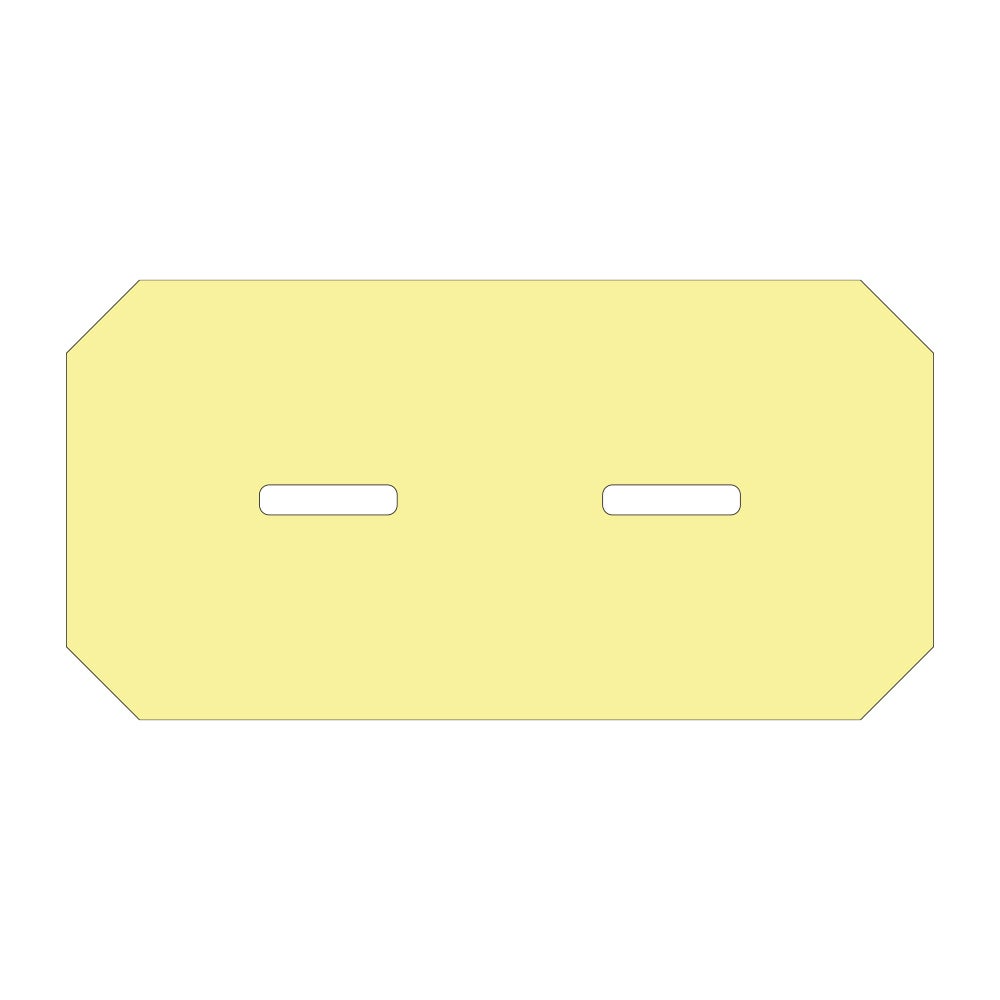 Nödskylt Gallerduksmarkering 195x100 mm – Efterlysande Dekal