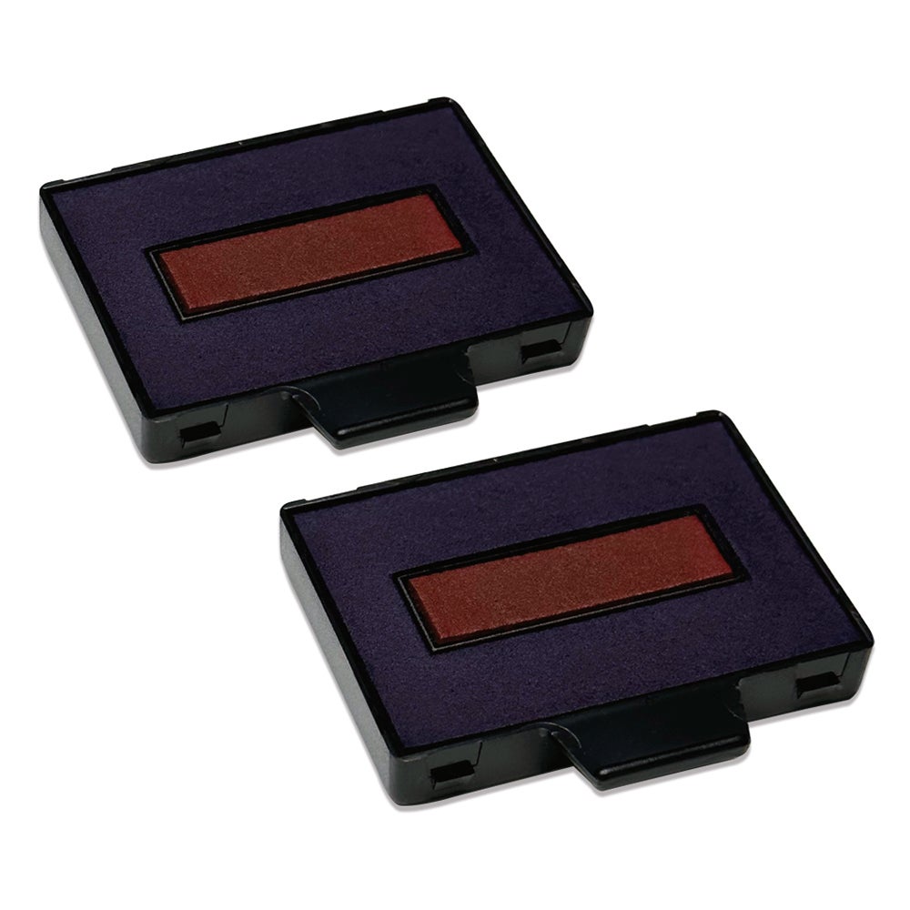 Dynkassett Trodat 6/50 Röd/Blå 2-pack