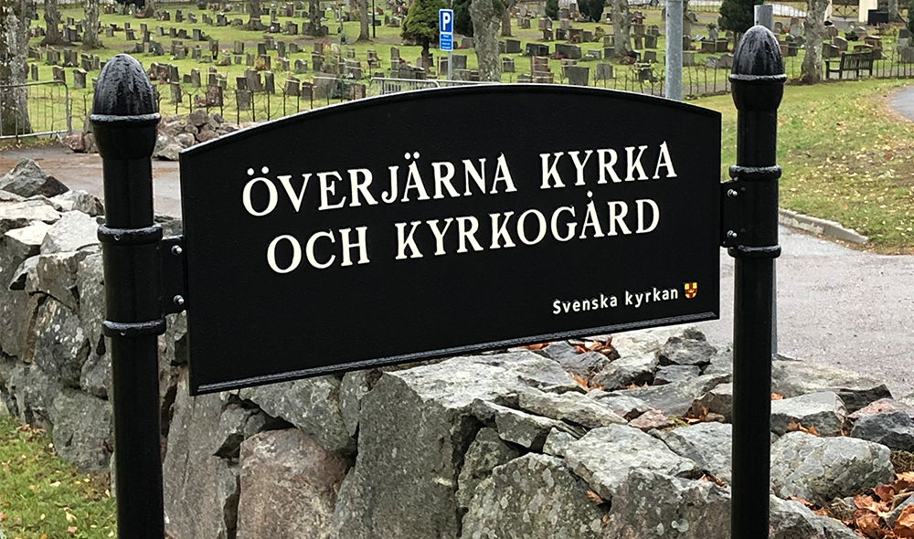 Gjutna skyltar