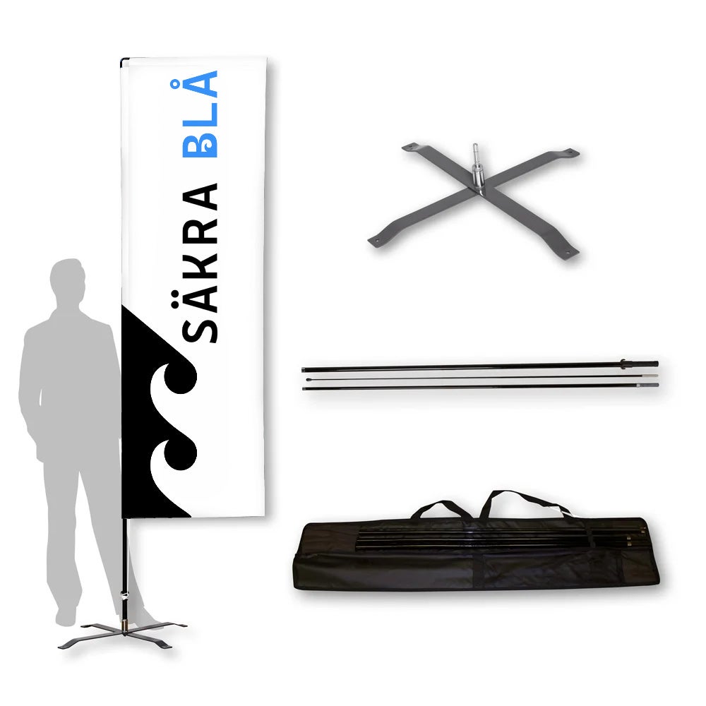 Paket Beachflagga Event 75x240 cm