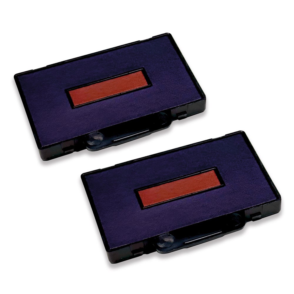 Dynkassett Trodat 6/56 Röd/Blå 2-pack