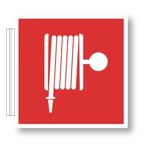 Flaggskylt Inomhusbrandpost 200x200 mm – Plast