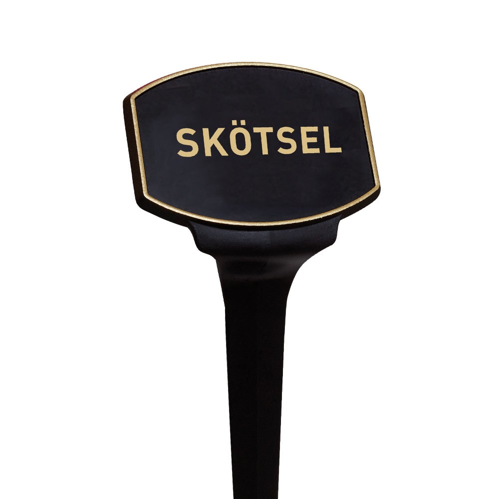 Skylt Classic – "Skötsel"