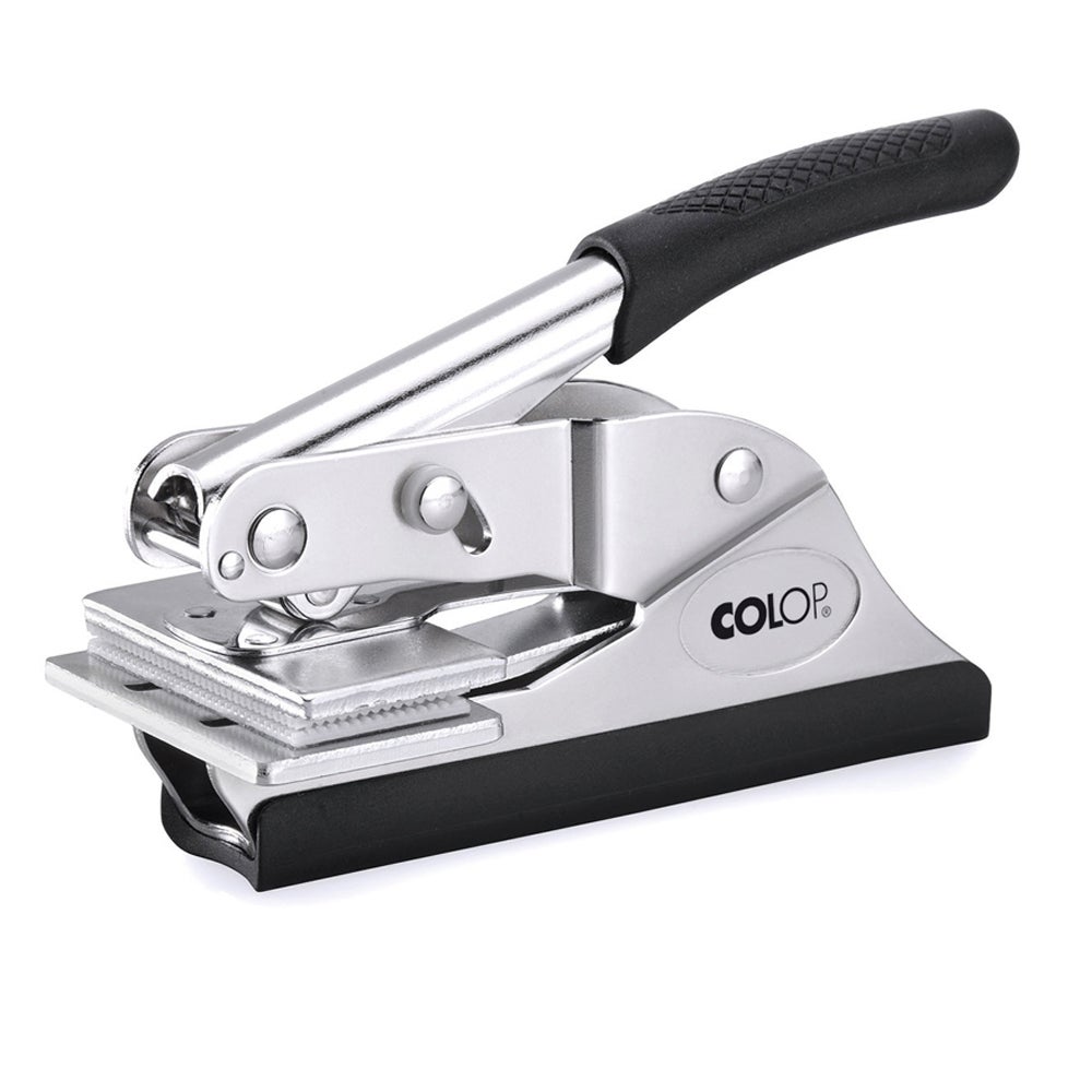 Präglingspress Colop – Vitpräglare 25x50 mm