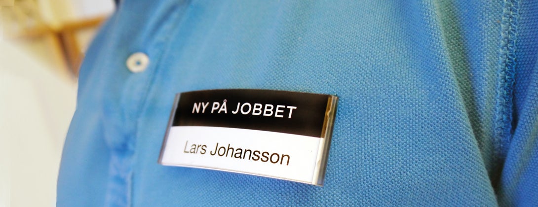 Namnbrickor standard