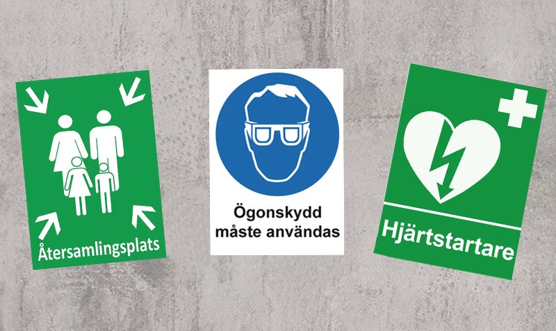 Påbudsskyltar
