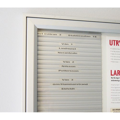 Lameller A3 – liggande