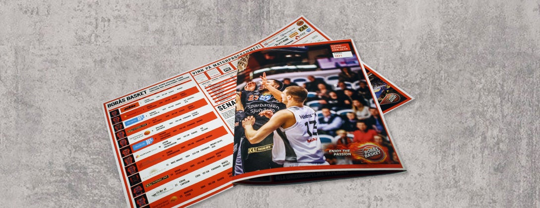 Matchprogram och klappror