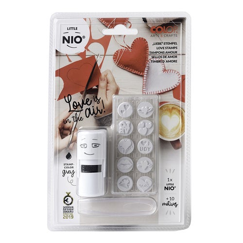 10 Kärleksmotiv, svart, Colop A & C Little NIO