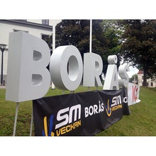 Bokstäver – Aluminium, Exempel