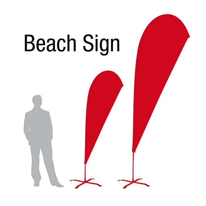 Beachflagga Sign 85x200 cm