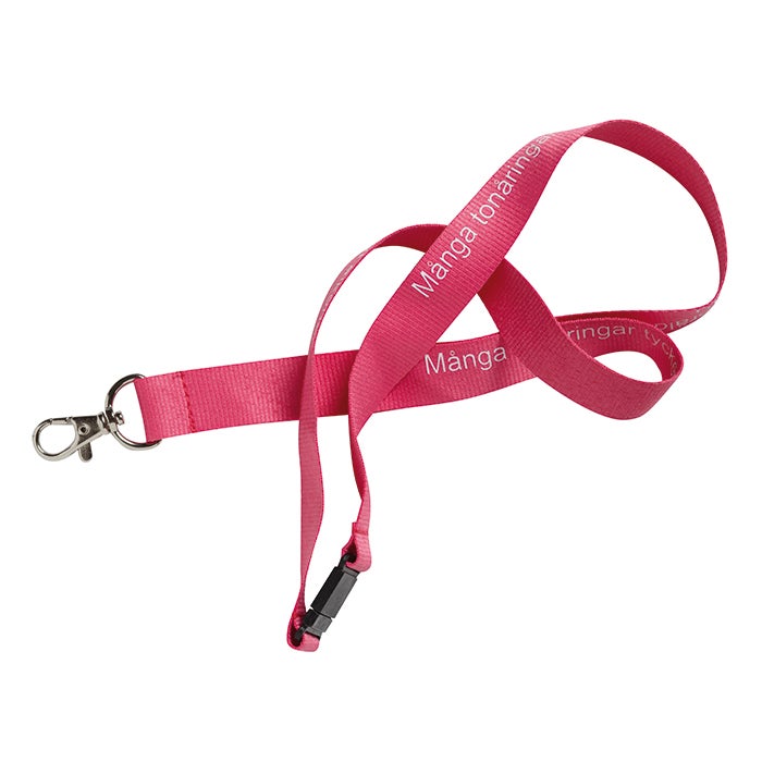 Logoband Polyester 20 mm, 4-färgstryck