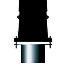 Monteringsflens djup 500 mm