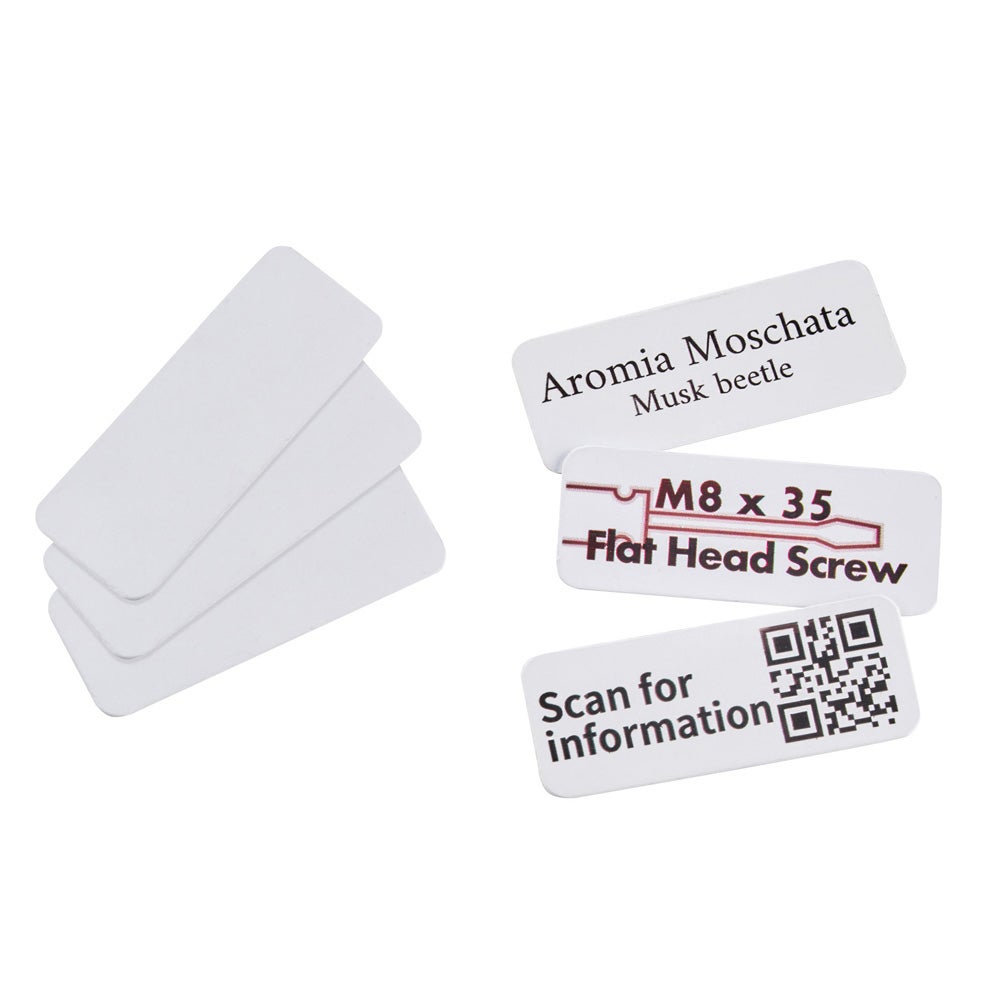 Colop e-mark, självhäftande Plastskylt 45x18 mm