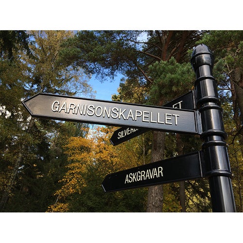 Vägvisare Original 700x130 mm – Diam. 60 mm