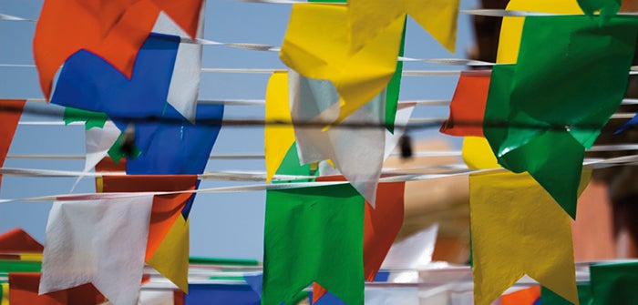 Flaggspel – Papper, digitaltryck