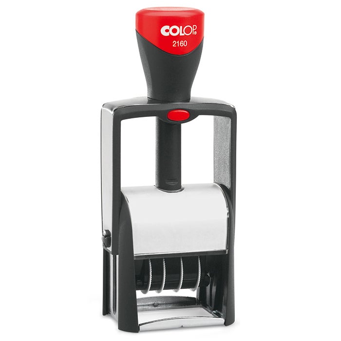 Datumstämpel 41x24 mm – Colop S2160, Svart (Svenskt Arkiv)