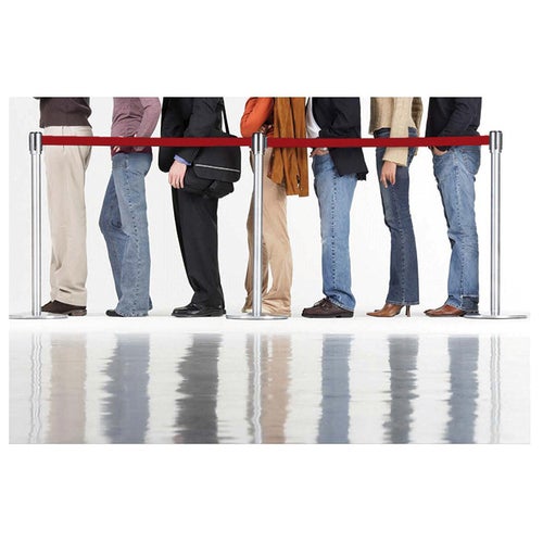 Avspärrningsband - Köband med stolpe