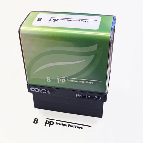 Standardstämpel "B Ekonomibrev" – Colop Printer Green Line 20/L