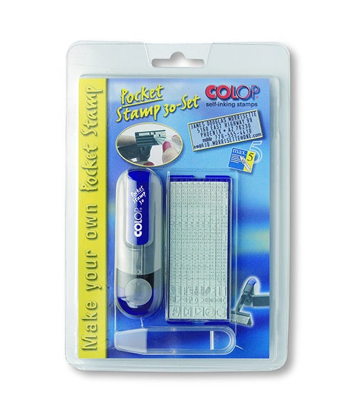 Fickstämpel 38x14 mm – Colop Pocket Stamp 20 Set, Gör Det Själv