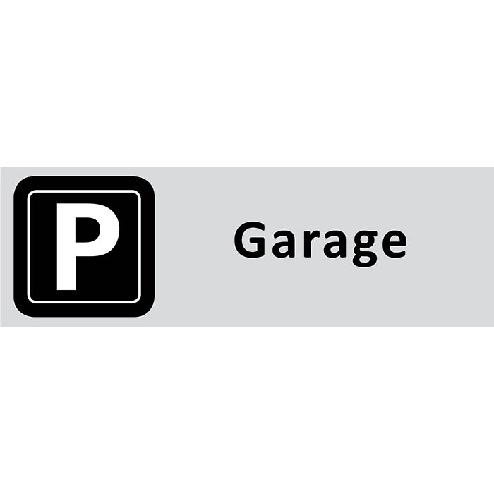 Informationsskylt Garage 225x80 mm