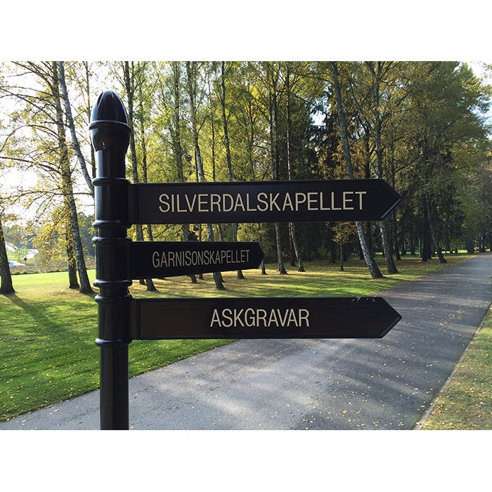 Vägvisare 70x160 mm – Knopp, Classic