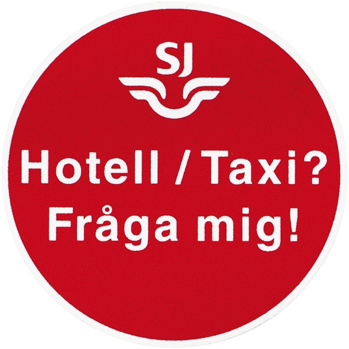 Special plast Röd - 4-färg Namnbricka