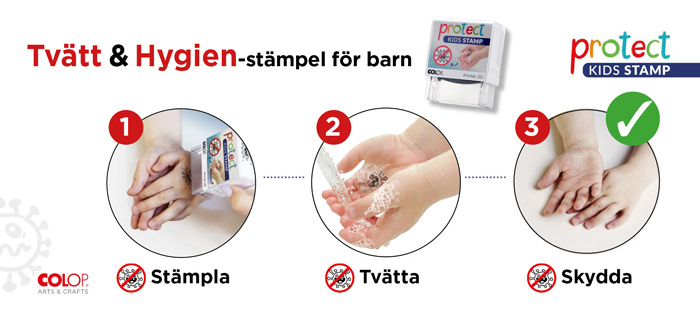 Protect Kids Stamp (Tvätt- och hygienstämpel)