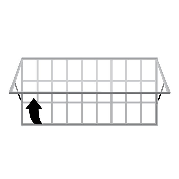 Informationstavla 2010x1000 mm – Plexichoc, svart