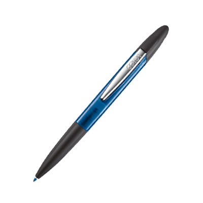 Stämpelpenna 33x8 mm – Stamp Writer Standard, Svart stämpelfärg / Blå penna