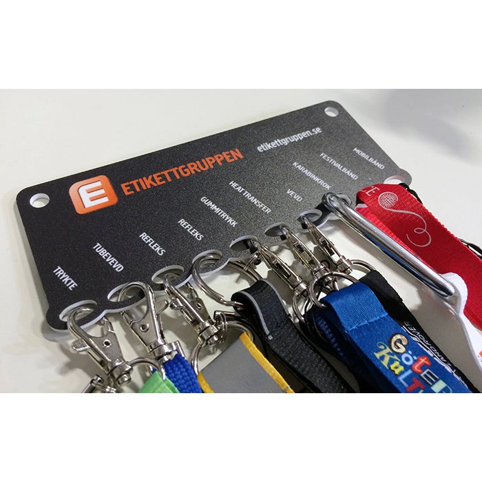 Utskuren plastskylt – Skummad PVC, Exempel